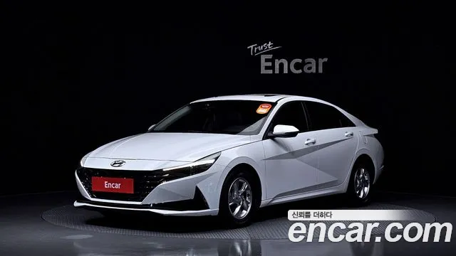 Hyundai Avante (CN7) 2021 Белый из Кореи