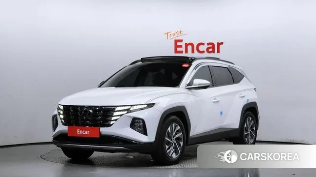 Hyundai Tucson Hybrid (NX4) 2021 Белый из Кореи