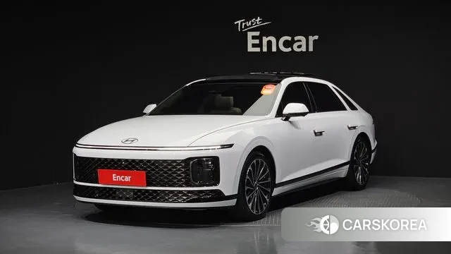 Hyundai Grandeur Hybrid (GN7) 2023 Белый из Кореи