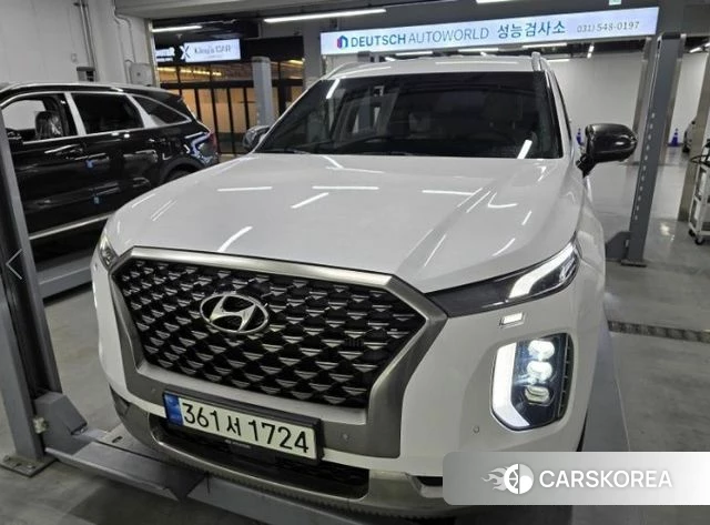Hyundai Palisade 2022 Белый из Кореи