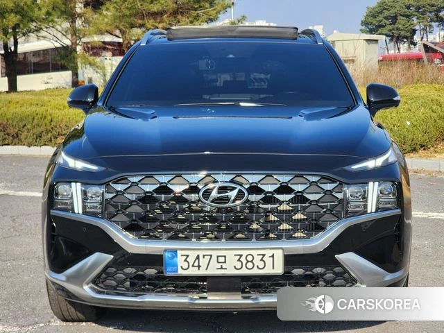 Hyundai The New Santa Fe 2022 Черный из Кореи