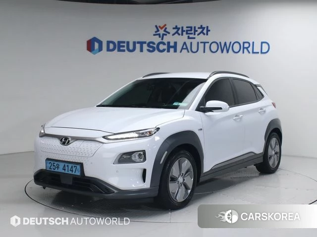 Hyundai Kona Electric 2019 Белый из Кореи