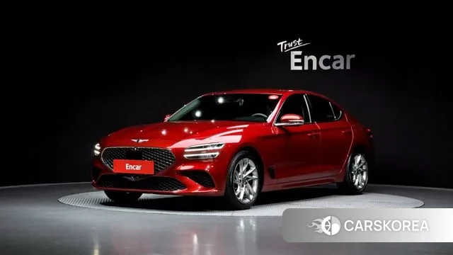 Genesis The New G70 2021 Красный из Кореи