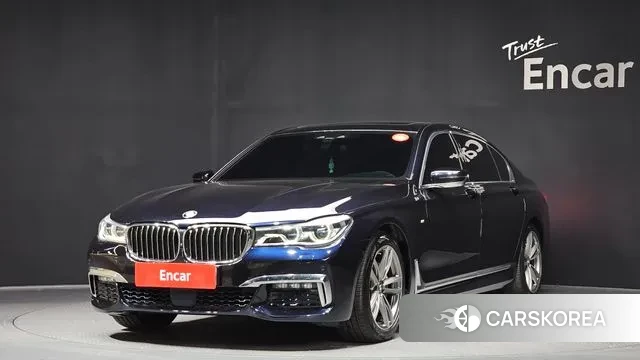 BMW 7 Series (G11) 2018 Черный из Кореи