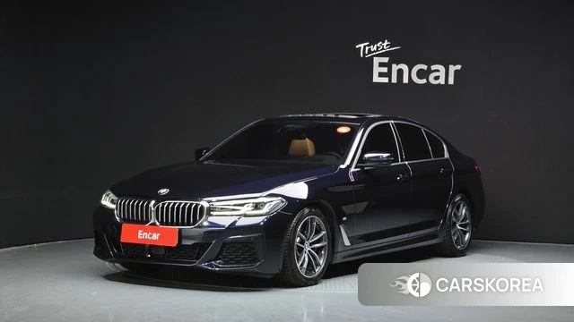 BMW 5 Series (G30) 2023 Синий из Кореи