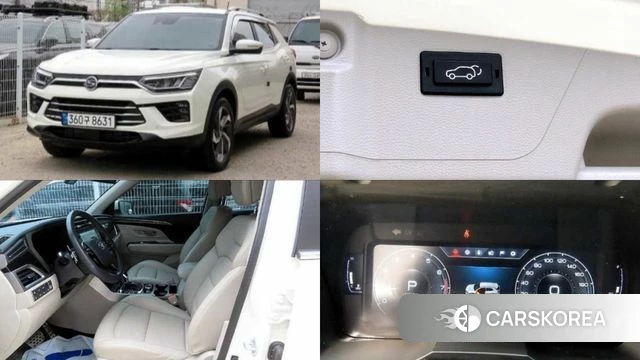 Ssangyong Beautiful Korando 2023 Белый из Кореи