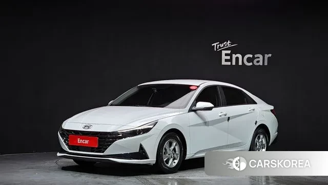 Hyundai Avante (CN7) 2021 Белый из Кореи