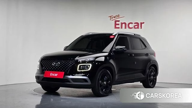 Hyundai Venue 2022 Черный из Кореи