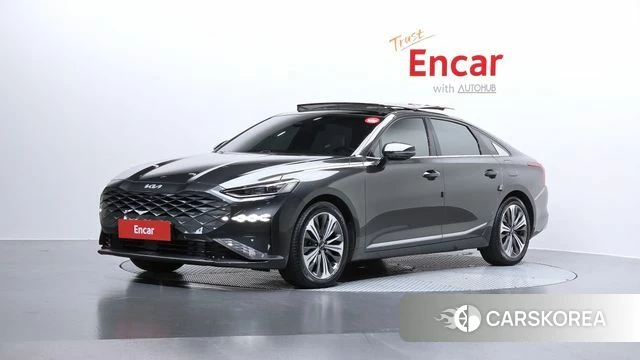 Kia K8 Hybrid 2022 Серый из Кореи