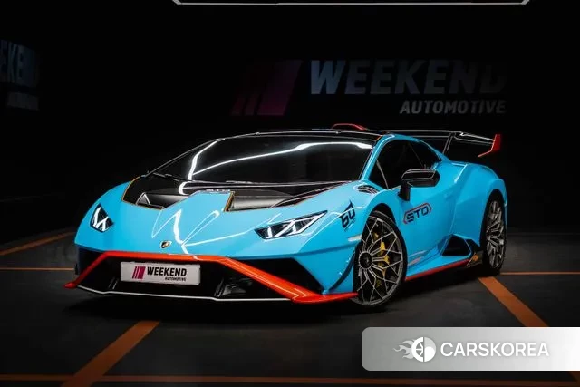 Lamborghini Huracan 2022 Небесно-голубой из Кореи