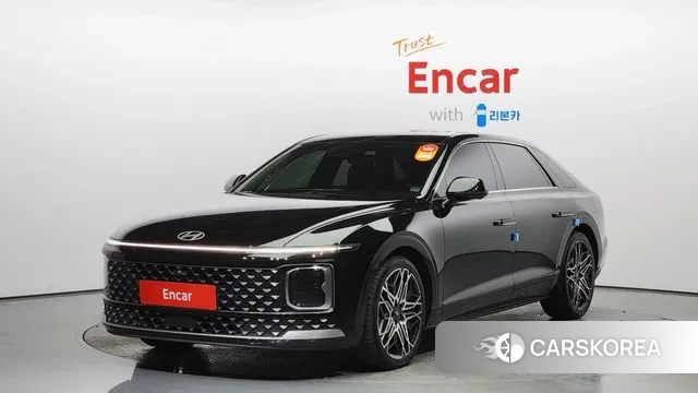 Hyundai Grandeur Hybrid (GN7) 2023 Черный из Кореи