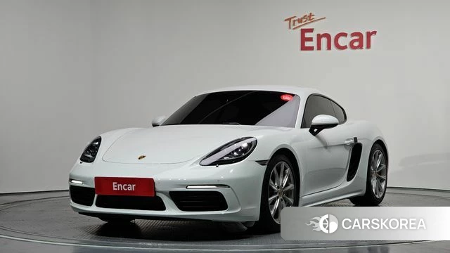Porsche 718 Cayman 2020 Белый из Кореи
