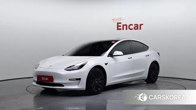 Tesla Model 3 2022 Белый из Кореи