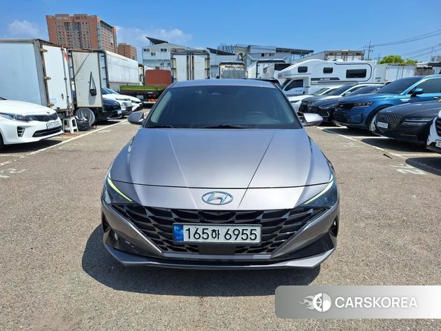 Hyundai Avante Hybrid (CN7) 2021 Серый из Кореи