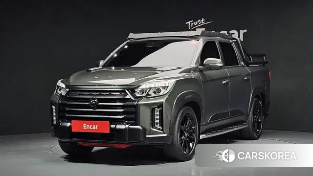 Ssangyong The New Rexton Sport 2022 Светло-зеленый из Кореи