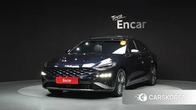 Kia K8 Hybrid 2023 Синий из Кореи