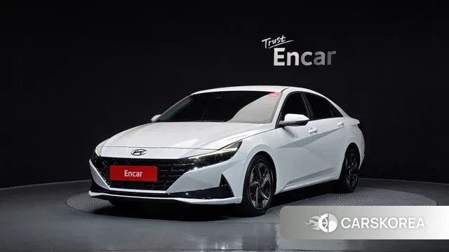 Hyundai Avante (CN7) 2020 Белый из Кореи