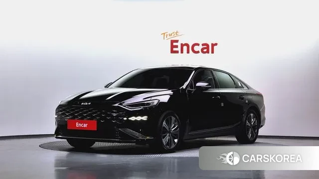 Kia K8 Hybrid 2021 Черный из Кореи