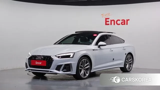 Audi A5 (F5) 2021 Белый из Кореи