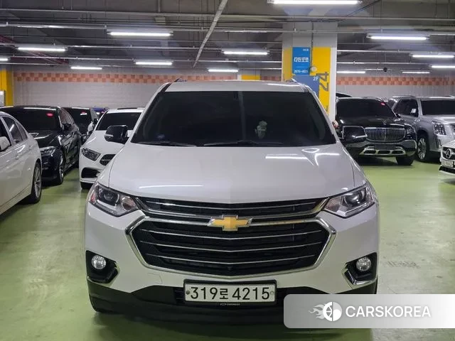 Chevrolet (GM Daewoo) Traverse 2020 Белый из Кореи