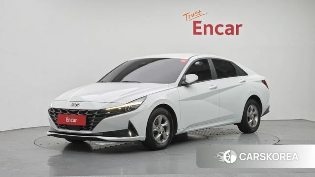 Hyundai Avante (CN7) 2020 Белый из Кореи