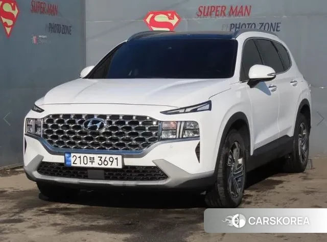 Hyundai The New Santa Fe 2021 Белый из Кореи