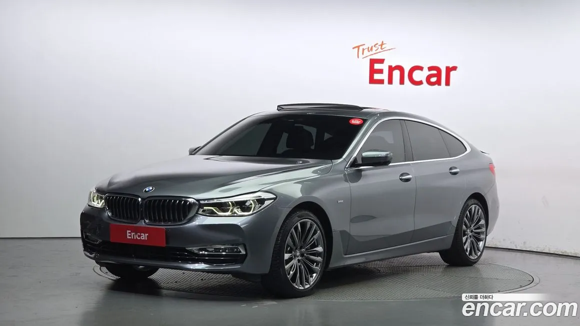 BMW 6 Series GT (G32) 2018 Небесно-голубой из Кореи