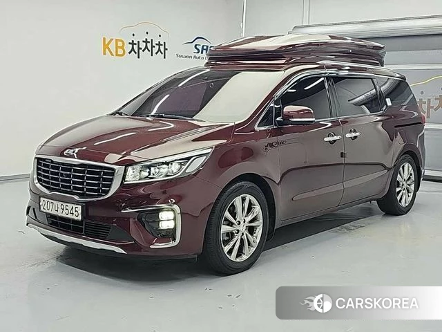 Kia The New Carnival 2019 Красный из Кореи