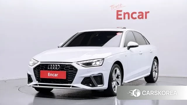 Audi A4 (B9) 2021 Белый из Кореи