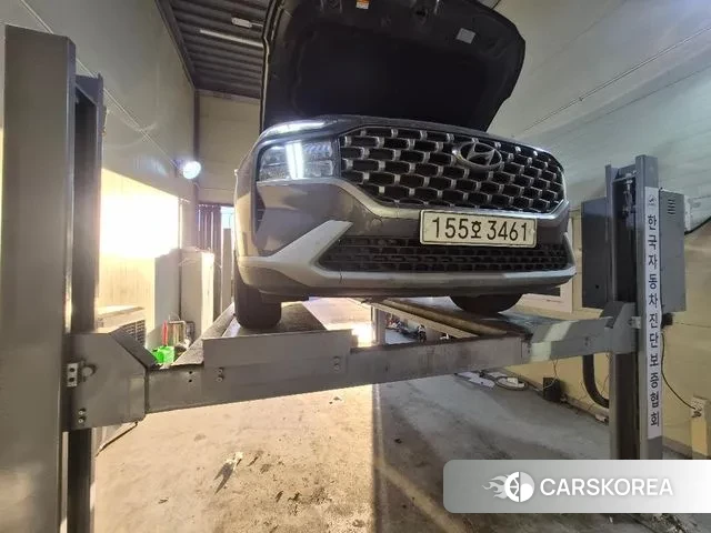 Hyundai The New Santa Fe 2021 Серый из Кореи