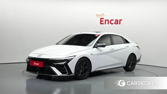 Hyundai The New Avante Hybrid (CN7) 2025 Белый из Кореи