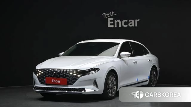 Hyundai The New Grandeur IG Hybrid 2020 Белый из Кореи