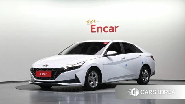 Hyundai Avante (CN7) 2020 Белый из Кореи