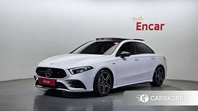 Mercedes-Benz A-Class W177 2023 Белый из Кореи