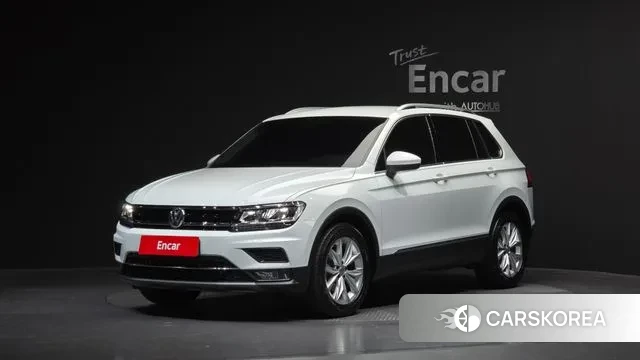 Volkswagen Tiguan second Generation 2018 Белый из Кореи