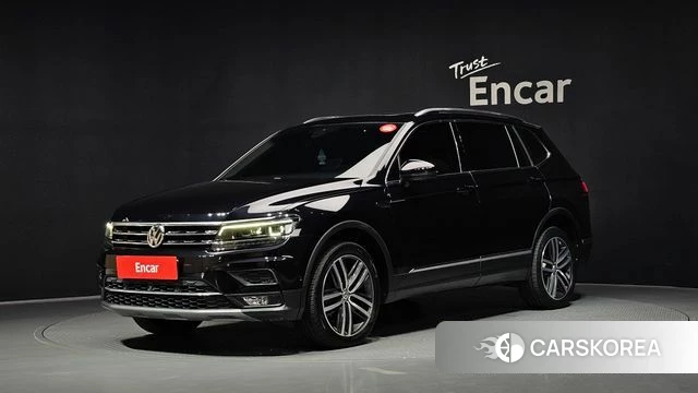 Volkswagen Tiguan Allspace 2018 Черный из Кореи