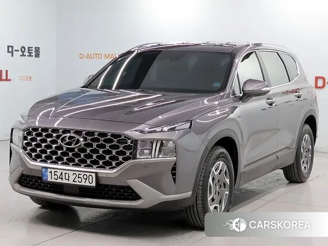 Hyundai The New Santa Fe 2022 Серый из Кореи