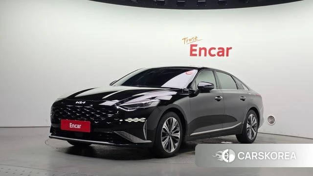 Kia K8 Hybrid 2022 Черный из Кореи