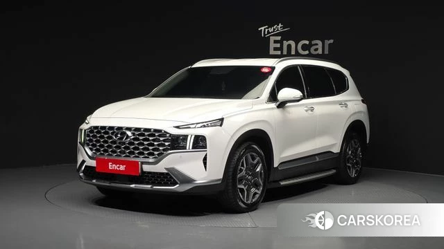 Hyundai The New Santa Fe 2021 Белый из Кореи