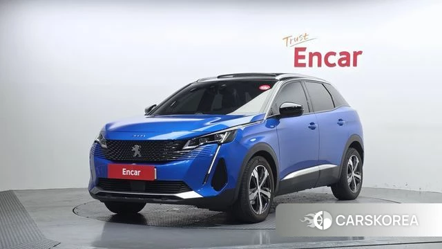 Peugeot 3008 second generation 2021 Синий из Кореи