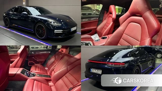 Porsche Panamera (971) 2022 Синий из Кореи