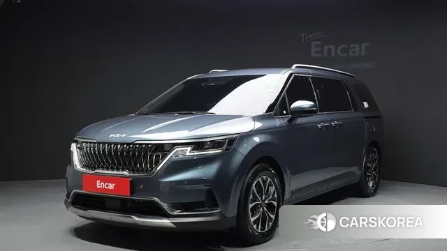 Kia Carnival 4th generation 2022 Небесно-голубой из Кореи