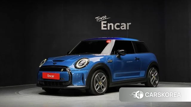 Mini Cooper Electric 2022 Синий из Кореи