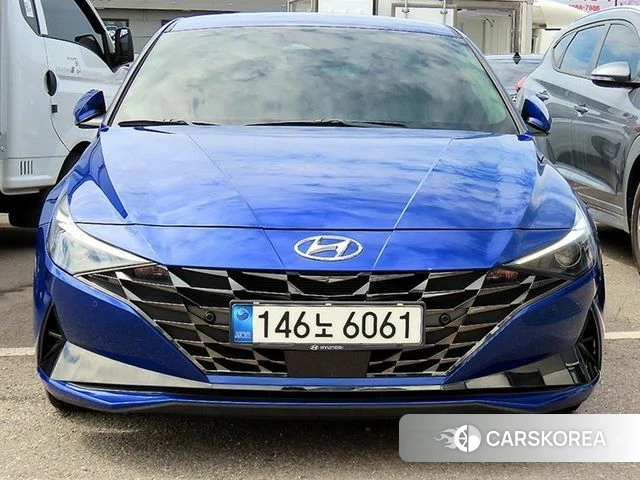Hyundai Avante (CN7) 2020 Синий нефрит из Кореи