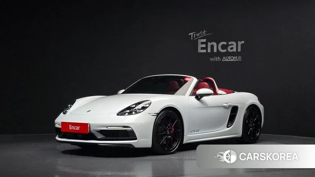 Porsche 718 Boxster 2023 Белый из Кореи