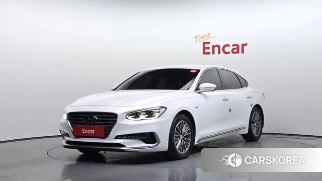 Hyundai Grandeur IG Hybrid 2018 Белый из Кореи