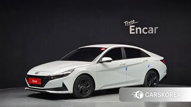 Hyundai Avante (CN7) 2023 Белый из Кореи