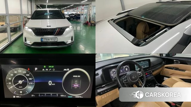 Kia Carnival 4th generation 2021 Белый из Кореи