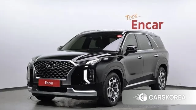 Hyundai Palisade 2021 Черный из Кореи