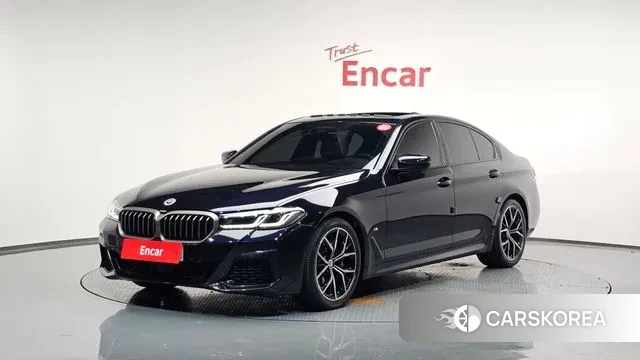 BMW 5 Series (G30) 2023 Черный из Кореи